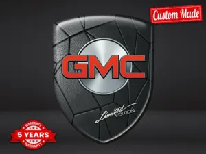 GMC Domed Decals Sticker Car Max Lasting Pro Style